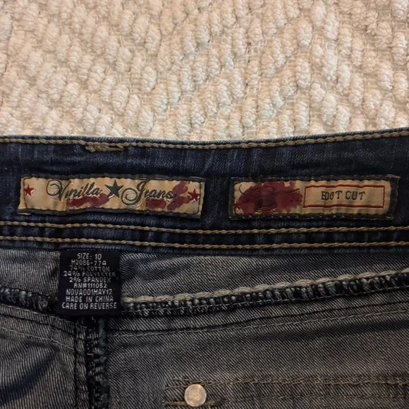 Vanilla Star Jeans Dark Blue Bootcut Jeans - Picture 4 of 5